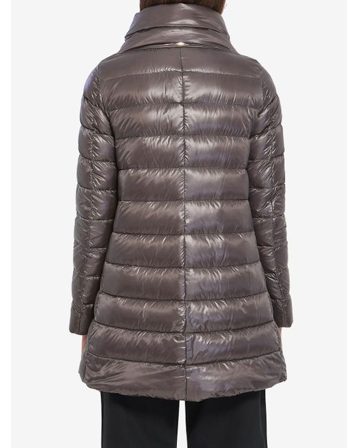 Herno Gray Amelia Light Puffer Jacket