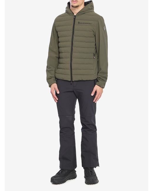 Moncler Green Technical Nylon Jacket for men