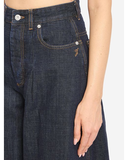 Jacquemus Blue De Nimes Ovalo Denim Pants