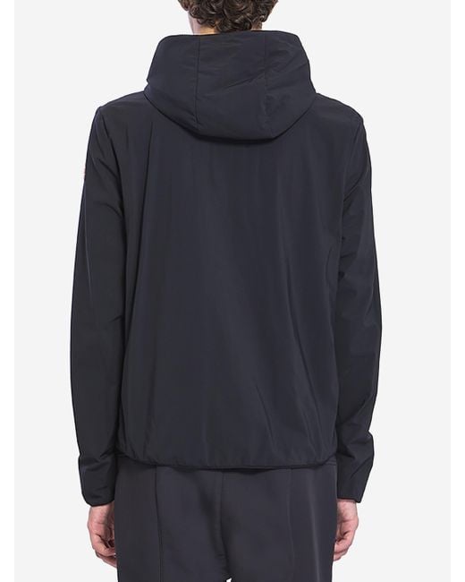 Moncler Blue Technical Nylon Jacket for men