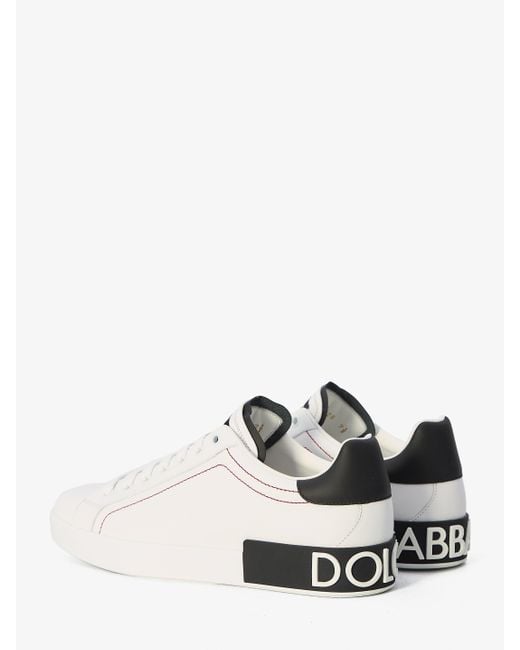 Dolce & Gabbana White Portofino Sneakers for men
