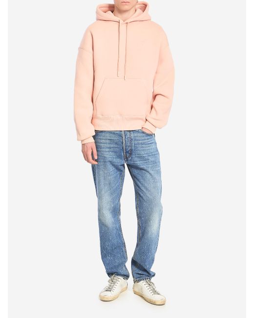 AMI Blue Ami De Coeur Hoodie for men