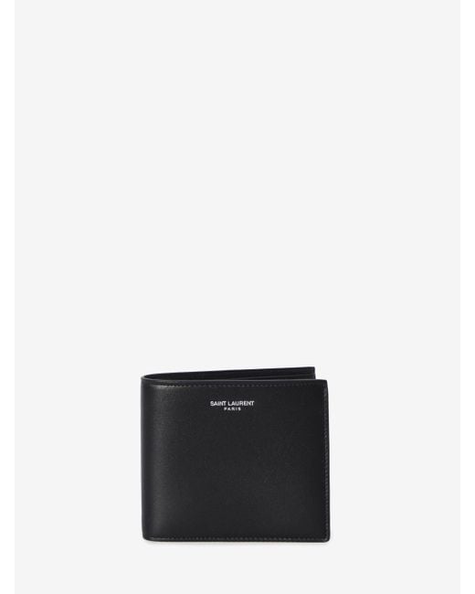 Portafoglio Paris East West di Saint Laurent in White da Uomo