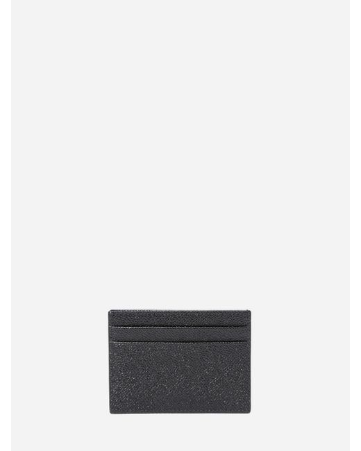 Dolce & Gabbana White Leather Cardholder