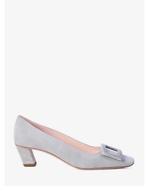 Dcollet Belle Vivier di Roger Vivier in White