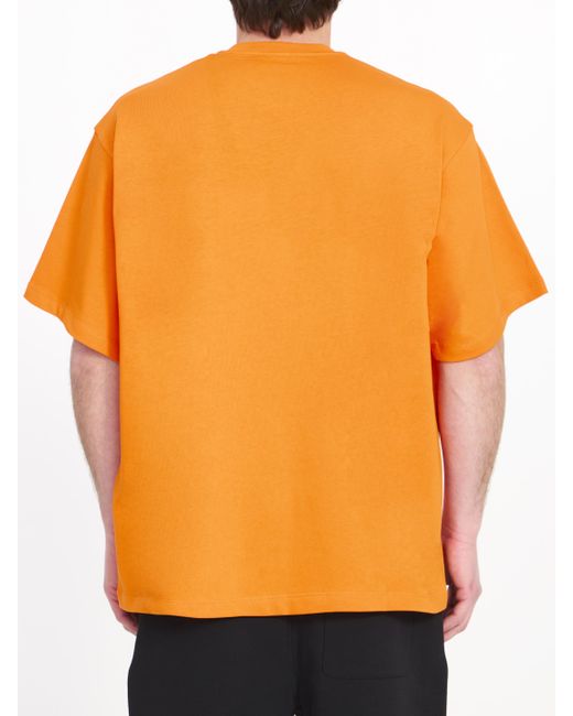 Tshirt Con Logo di MONCLER X ROC NATION in Orange da Uomo