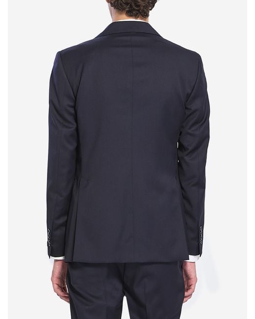 Tagliatore Blue Singlebreasted Suit for men