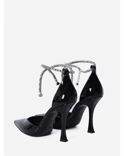 Dcollet Stevie 100 di Jimmy Choo in Black
