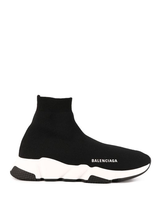 balenciaga black speed sneakers