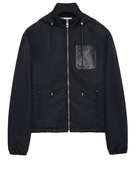 Loewe Black Padded Jacket In Nylon for men