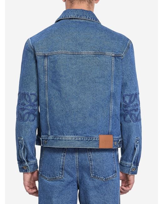 Loewe Blue Anagram Denim Jacket for men