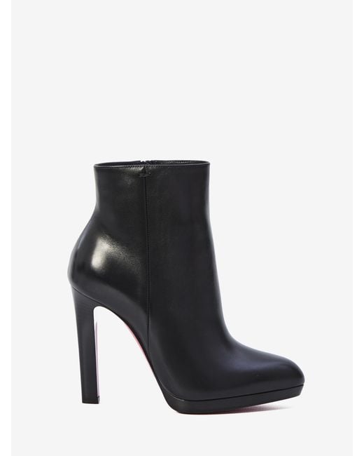 Christian Louboutin Black Fannylove Ankle Boots