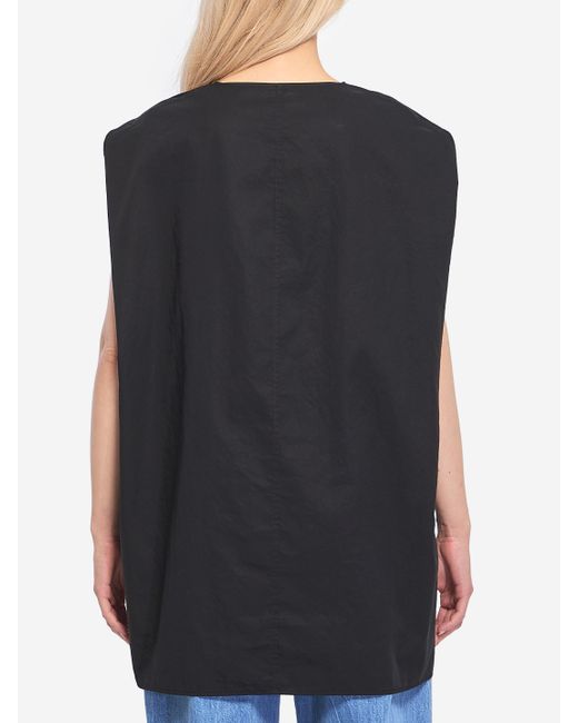 The Row Black Owen Top