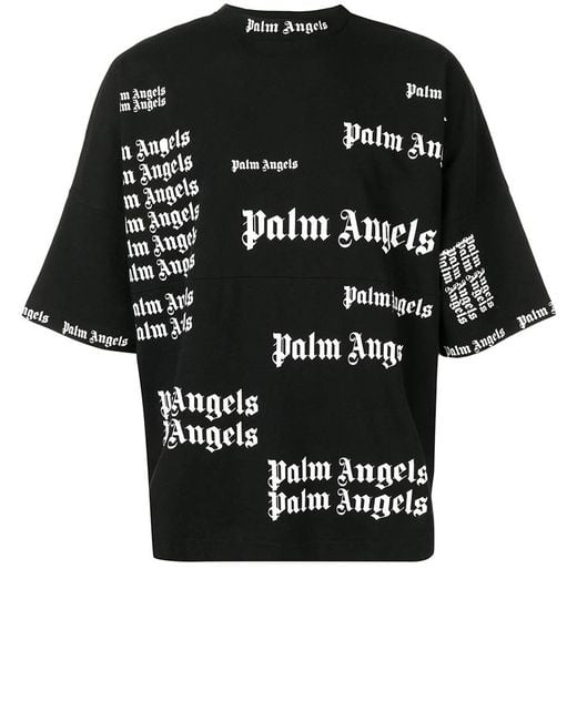 Palm Angels Ultra Logo Over T-shirt in Black for Men | Lyst Palm Angels Ultra Logo Over T-shirt in Black for Men | Lyst