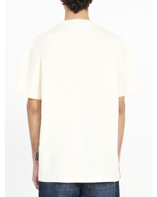 Palm Angels White The Palm Tshirt for men