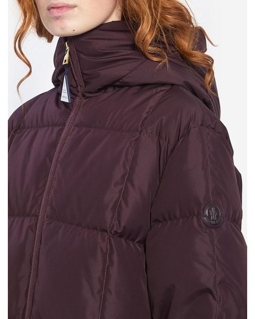 Moncler Purple Darbon Puffer Jacket