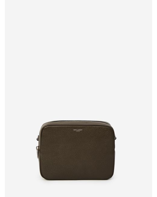 Saint Laurent Brown Camera Bag Small for men