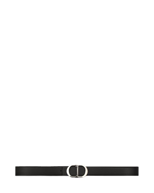 Dior White Cd Icon Belt for men