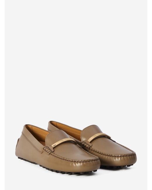Tod's Natural Gommino Moccasins