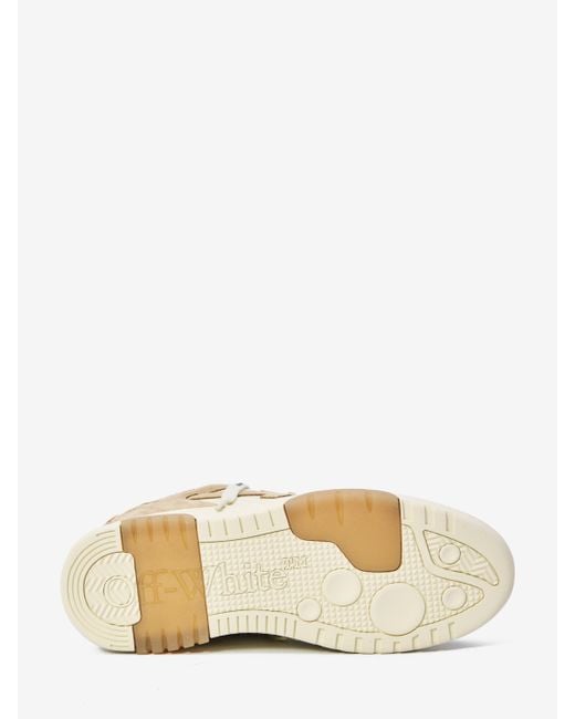 Off-White c/o Virgil Abloh Natural Out Of Office Sneakers for men