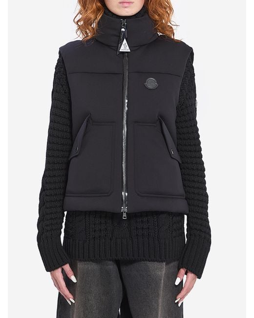 Gilet Otis Ee72 di Moncler x Edward Enninful in Black