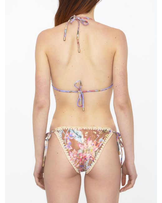 【ZIMMERMANN】cira crochet-knit and ストレッチ ビキニ ZIMMERMANN Cira Crochet Triangle Bikini Set | endource
