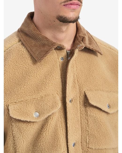 Moncler Natural Teddy Overshirt for men