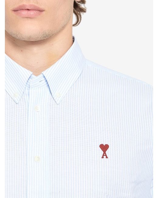 AMI White Ami De Coeur Shirt for men