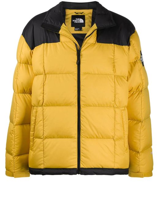 solid nuptse insulated puffer down jacket