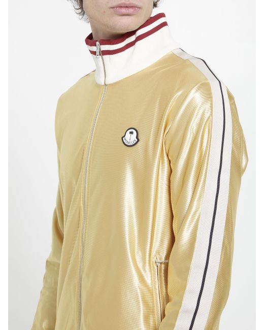 8 MONCLER PALM ANGELS Track Jacket in Natural for Men Lyst UK