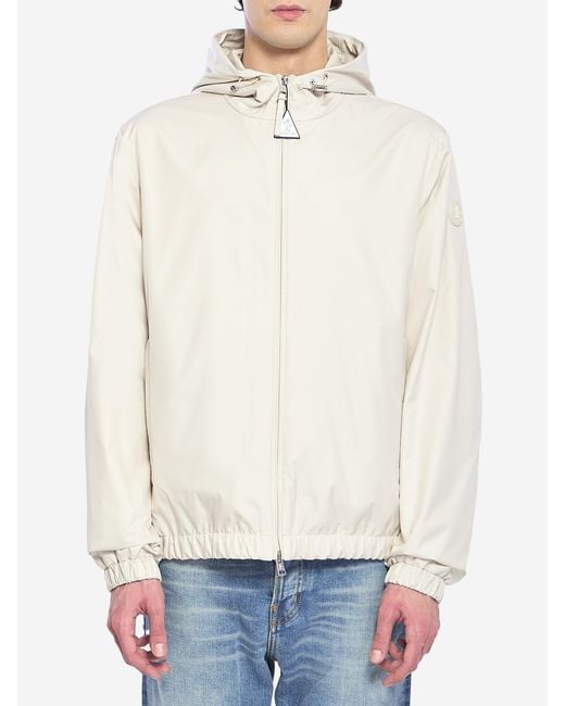 Moncler White Domene Jacket for men