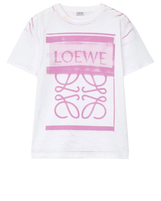 Loewe Pink Anagram Cotton T-shirt