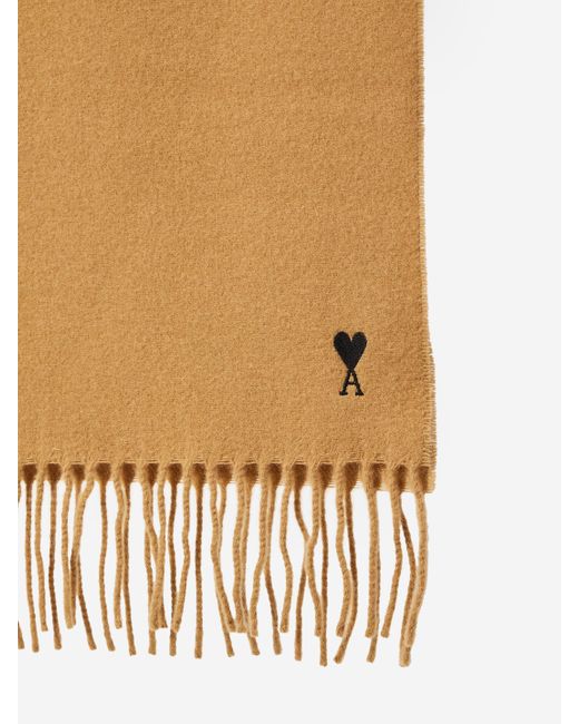 AMI Natural Ami De Coeur Scarf for men