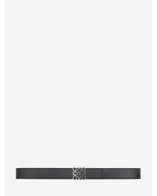 Loewe White Reversible Anagram Belt for men