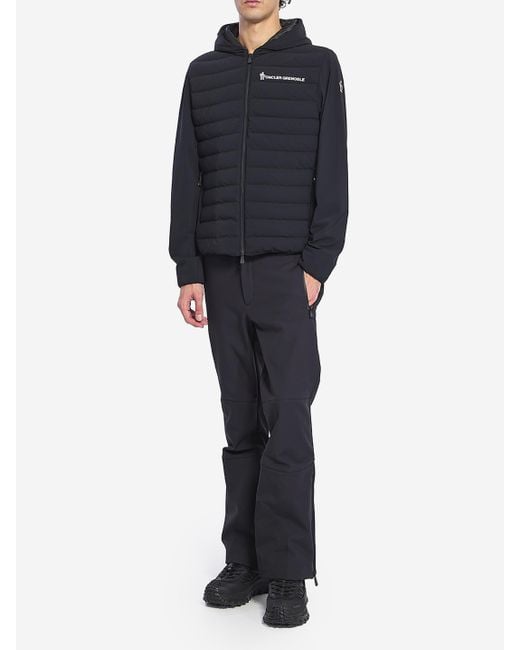 Moncler Blue Technical Nylon Jacket for men
