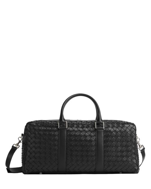 Bottega Veneta Classic Intrecciato Duffel Bag in Black for Men | Lyst