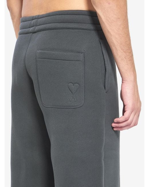 AMI Gray Jogging Pants for men