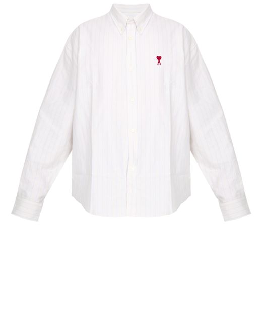 AMI White Ami De Coeur Shirt for men