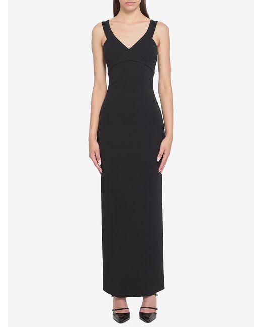 Solace London Black Nalani Maxi Dress