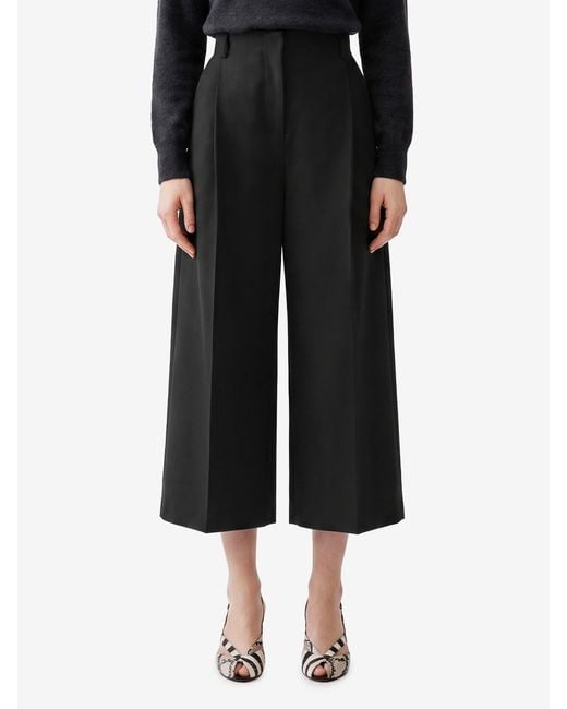 Jacquemus Black Miami Wool Culotte Pants