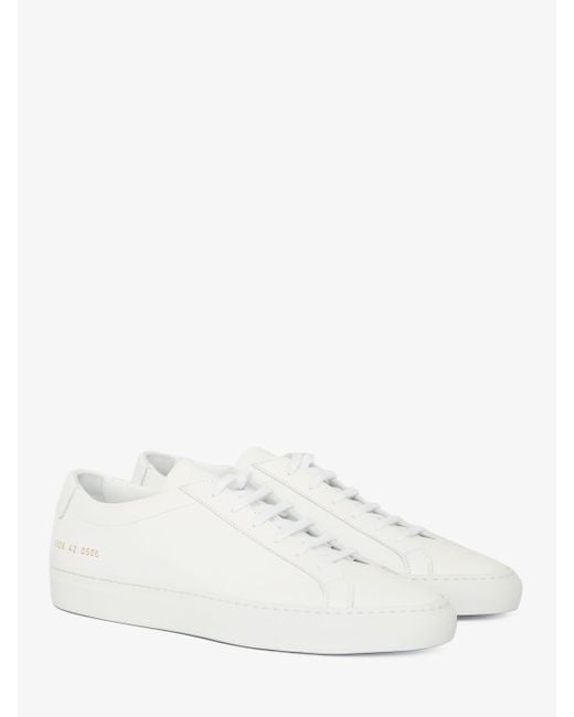 Common Projects White Original Achilles Low Sneakers for men