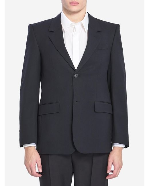 Balenciaga Blue Standard Tailored Jacket for men