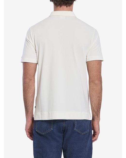 Moncler White Polo Shirt for men