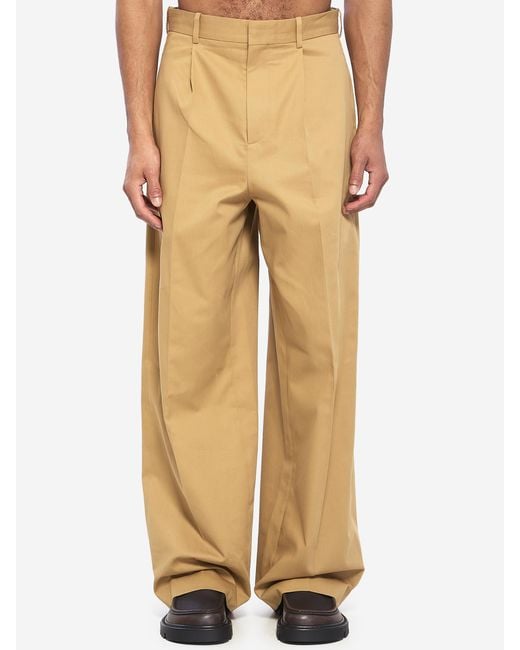Loewe Natural Wide Leg Pants for men
