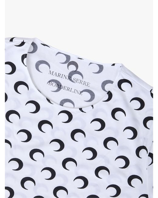 T-shirt con stampa di MARINE SERRE in White