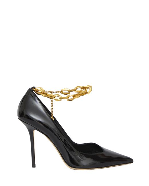 Jimmy Choo Diamond Talura 100 Pumps in Black | Lyst UK