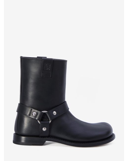 Loewe Blue Campo Biker Boots