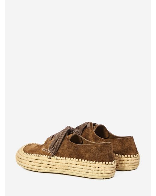 Loewe Brown Rio Lace Up Shoes for men