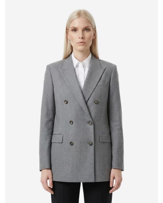 Tagliatore Gray Doublebreasted Jasmine Jacket