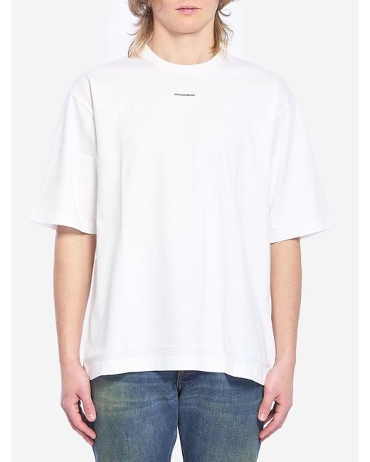 Dolce & Gabbana White Oversized Cotton Tshirt for men